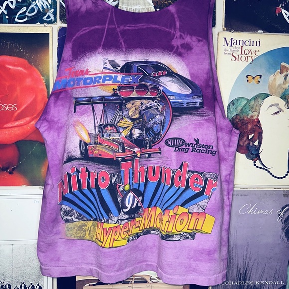 Vintage Texas Motorplex Racing Tank Top - Picture 3 of 5